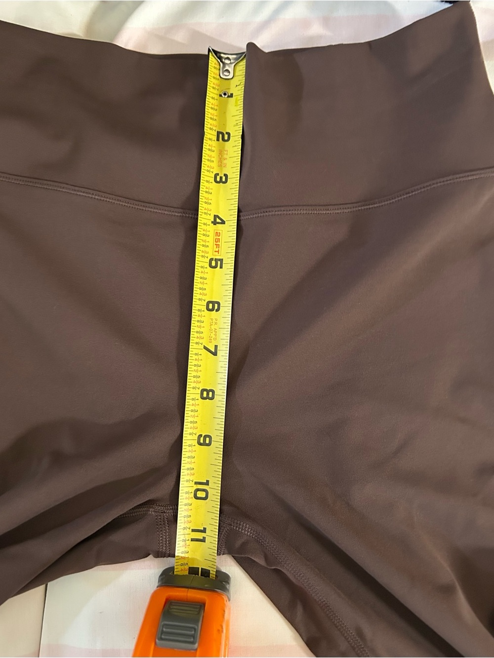 Vuori AllTheFeels Leggings Sz L VW4018 Brown High Rise Yoga Pilates Athleisure - Picture 5 of 14